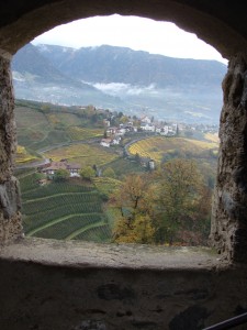 One of the stunning views from SchloÃŸ Tirol