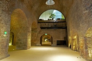 The main reception and dining area was set up in this hall