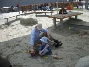 Build another sandcastle Grandpa!