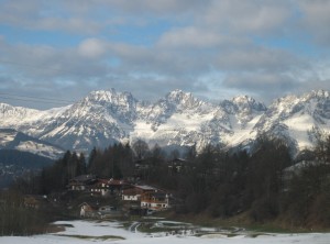 View from the hotel driveway